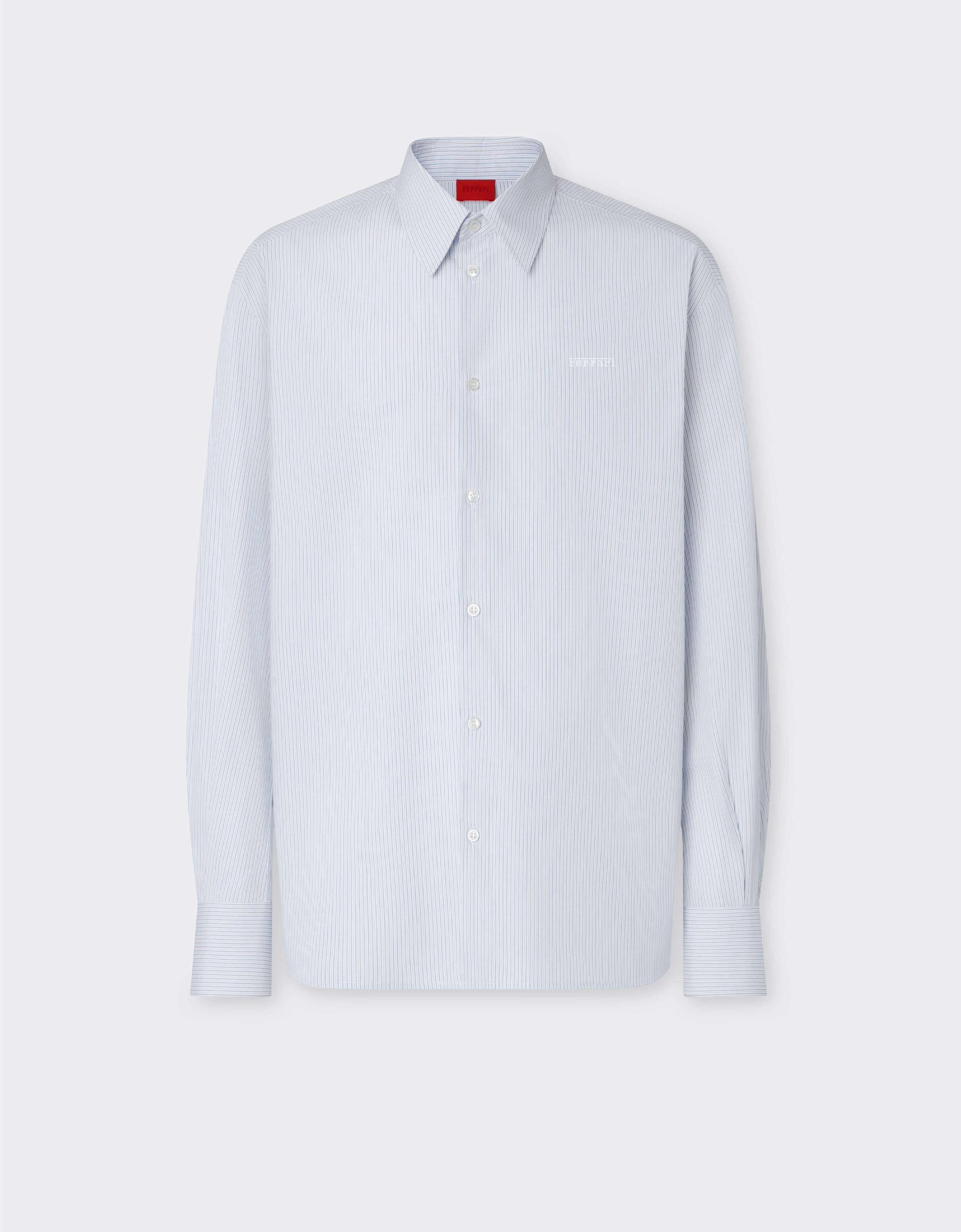 Ferrari Multistriped cotton shirt Optical White 49827f