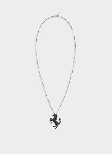 Ferrari Necklace with Prancing Horse Black 20010f