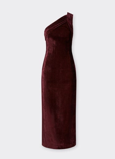 Shiny corduroy dress Ferrari Shiny corduroy dress Mahogany 22644f