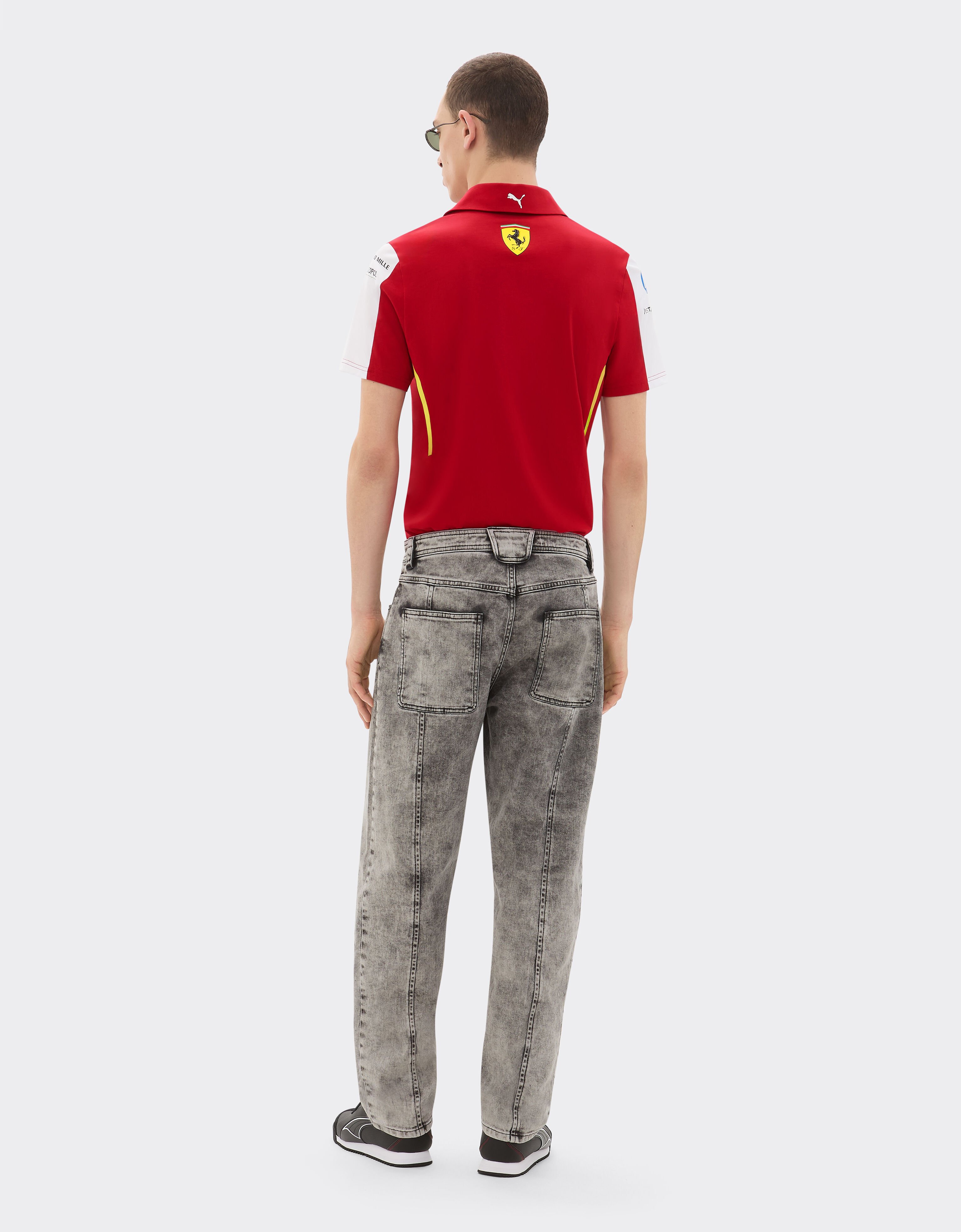 Ferrari Ferrari Hypercar Replica 2025 polo shirt Red LA04Kf