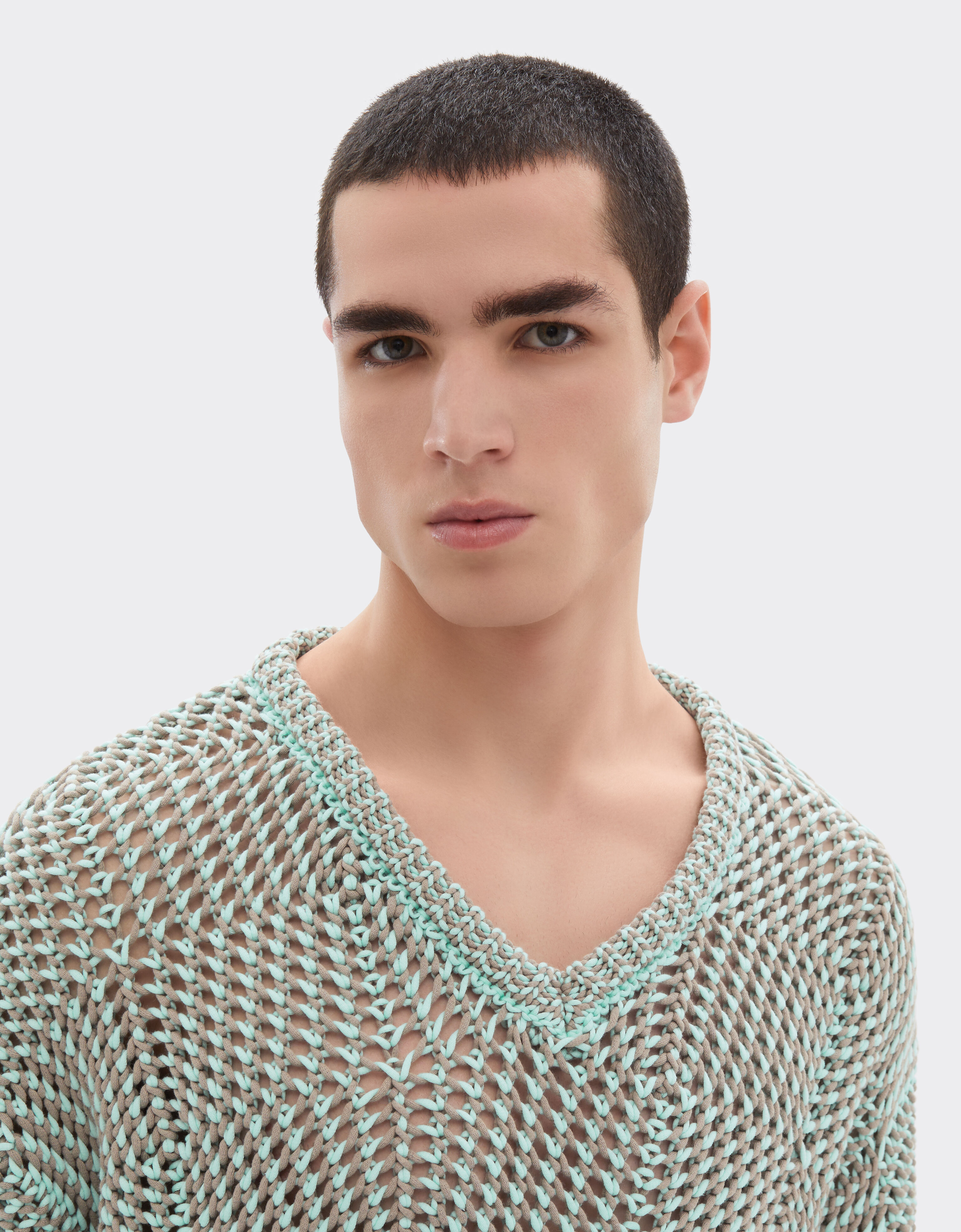 3D cotton sweater Ferrari 3D cotton sweater Granite Green 50124f