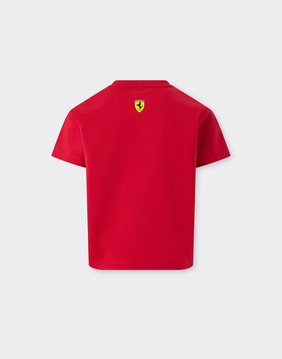  T-shirt with Scuderia Ferrari graphic kids Rosso SJBTH0059JCO0021f