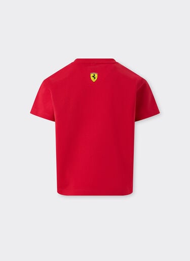  T-shirt con grafica Scuderia Ferrari Rosso SJBTH0059JCO0021f