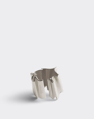 Ferrari Brass ring with satin palladium finish Satin Palladium 22242f