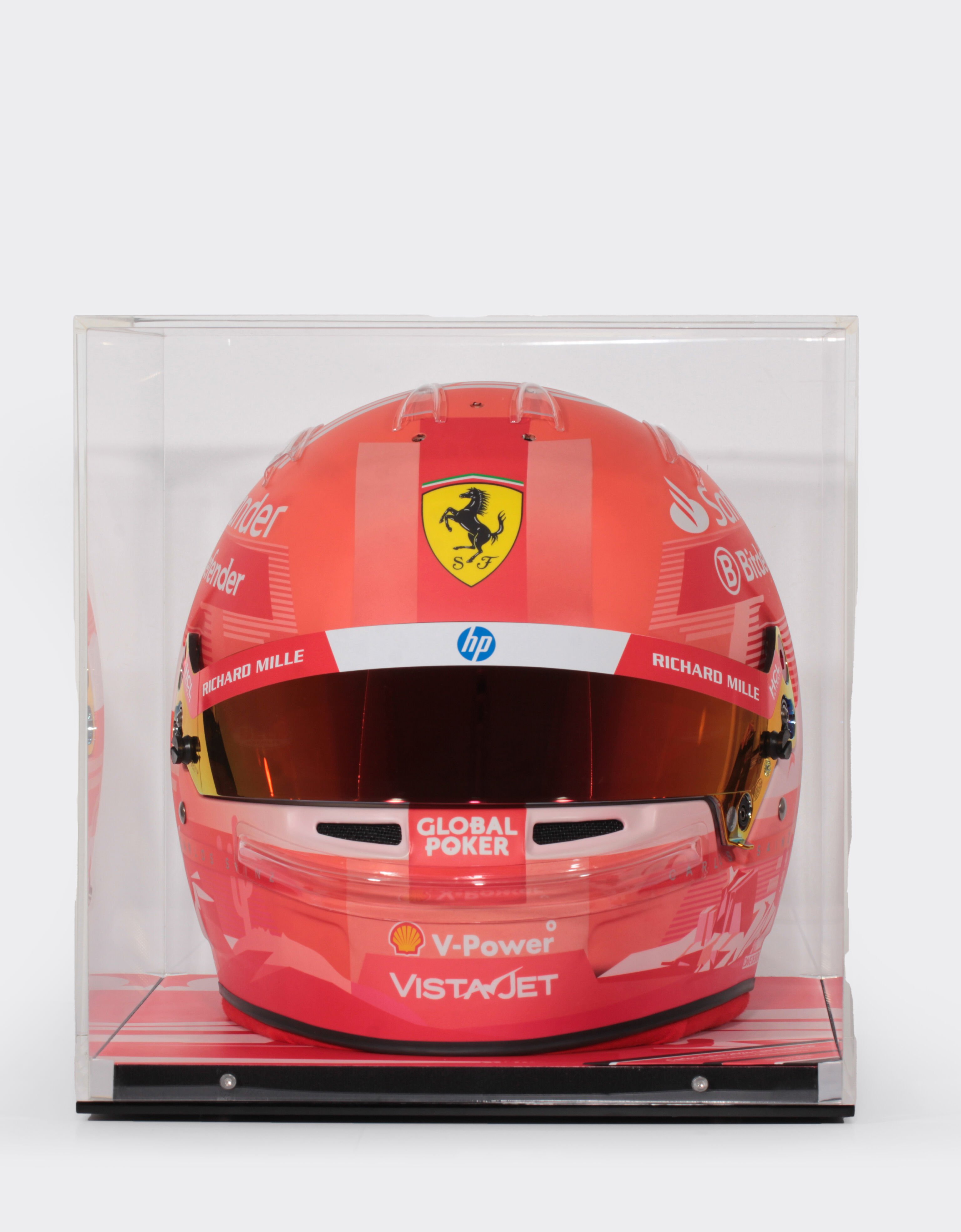 Ferrari Casque Carlos Sainz Las Vegas Special Edition 2024 à l'échelle 1:1 MULTICOLORE F1475f