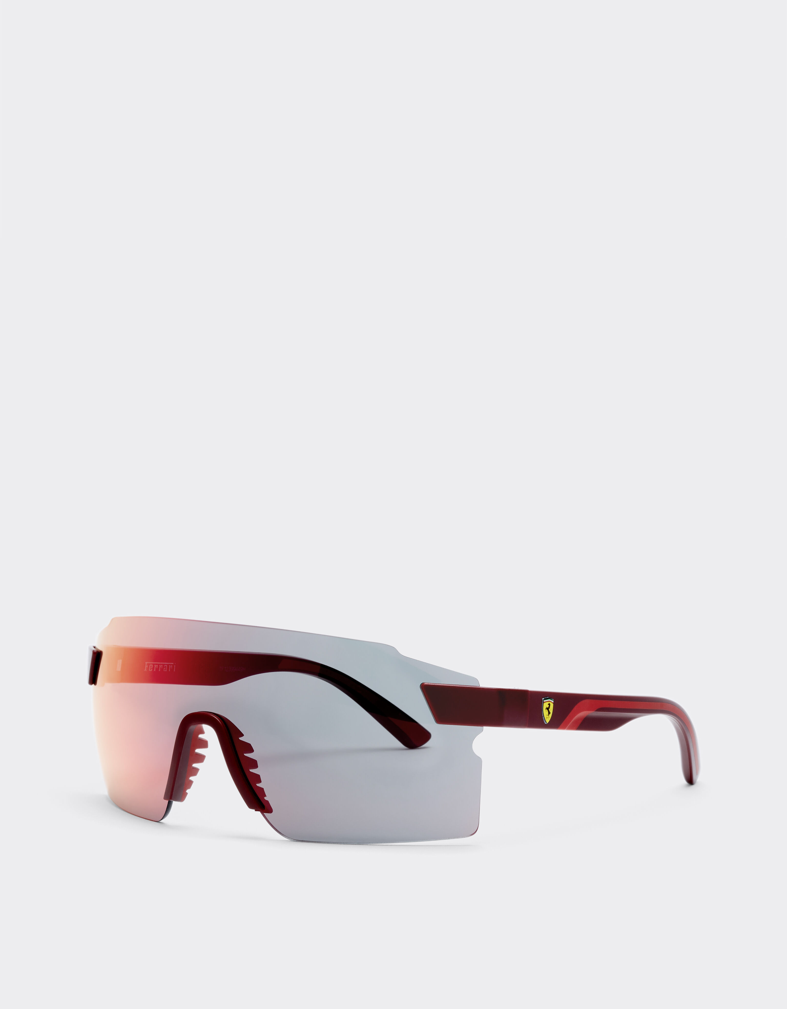 Ferrari Ray-Ban for Scuderia Ferrari 0FZ6024 en material inyectado con lente gris oscuro espejado rojo/amarillo Rosso LY0SG1424EXT0001f