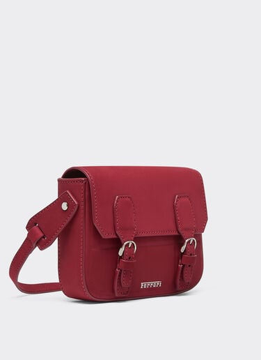 Bolso mensajero mini de nubuck Ferrari Bolso mensajero mini de nubuck Maison Red 50240f