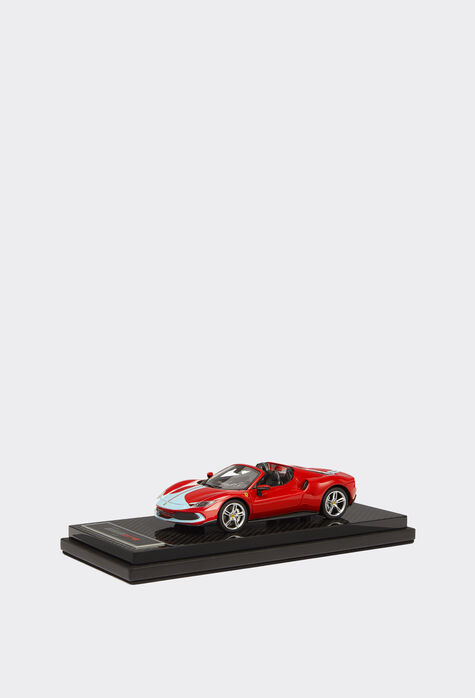 Ferrari Modellauto Ferrari 296 GTS im Maßstab 1:43 Schwarz F0668f