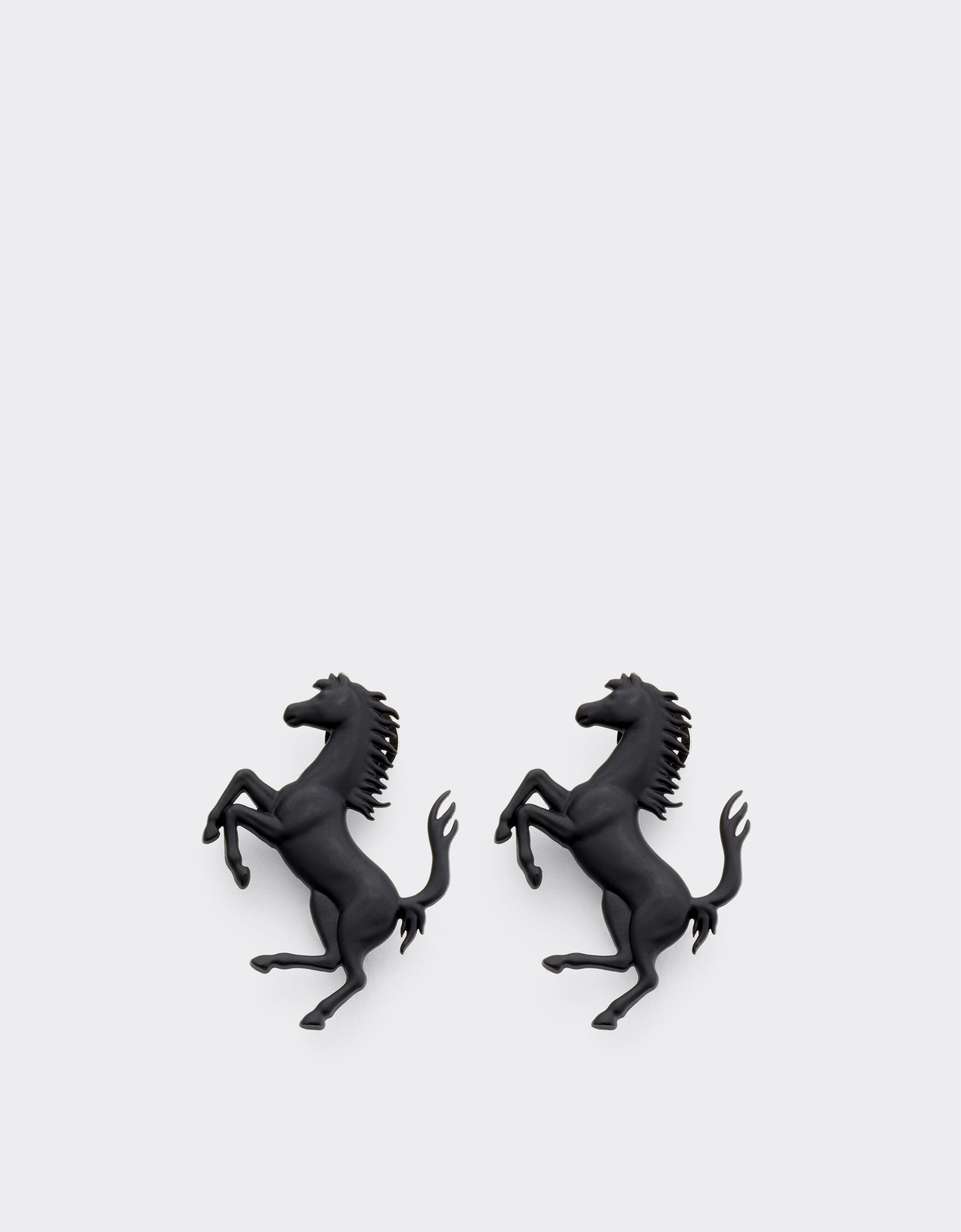 Prancing Horse earrings Ferrari Prancing Horse earrings Charcoal 20014f