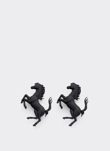 Prancing Horse earrings Ferrari Prancing Horse earrings Charcoal 20014f
