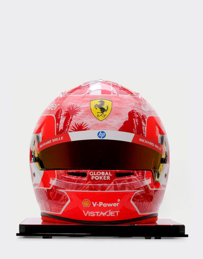 Ferrari Charles Leclerc Las Vegas 2024 Special Edition helmet in 1:1 scale MULTICOLOUR F1611f