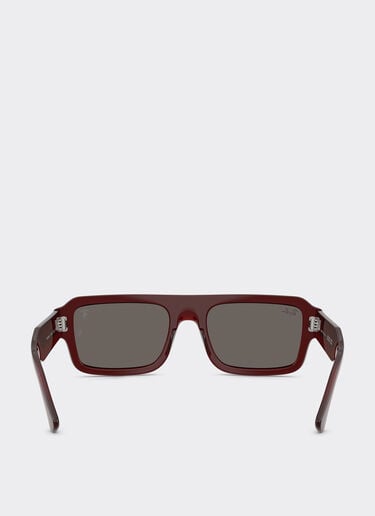 Ferrari Ray-Ban pour Scuderia Ferrari Hamilton GP Silverstone Édition spéciale Rosso Scuro LA0JEf