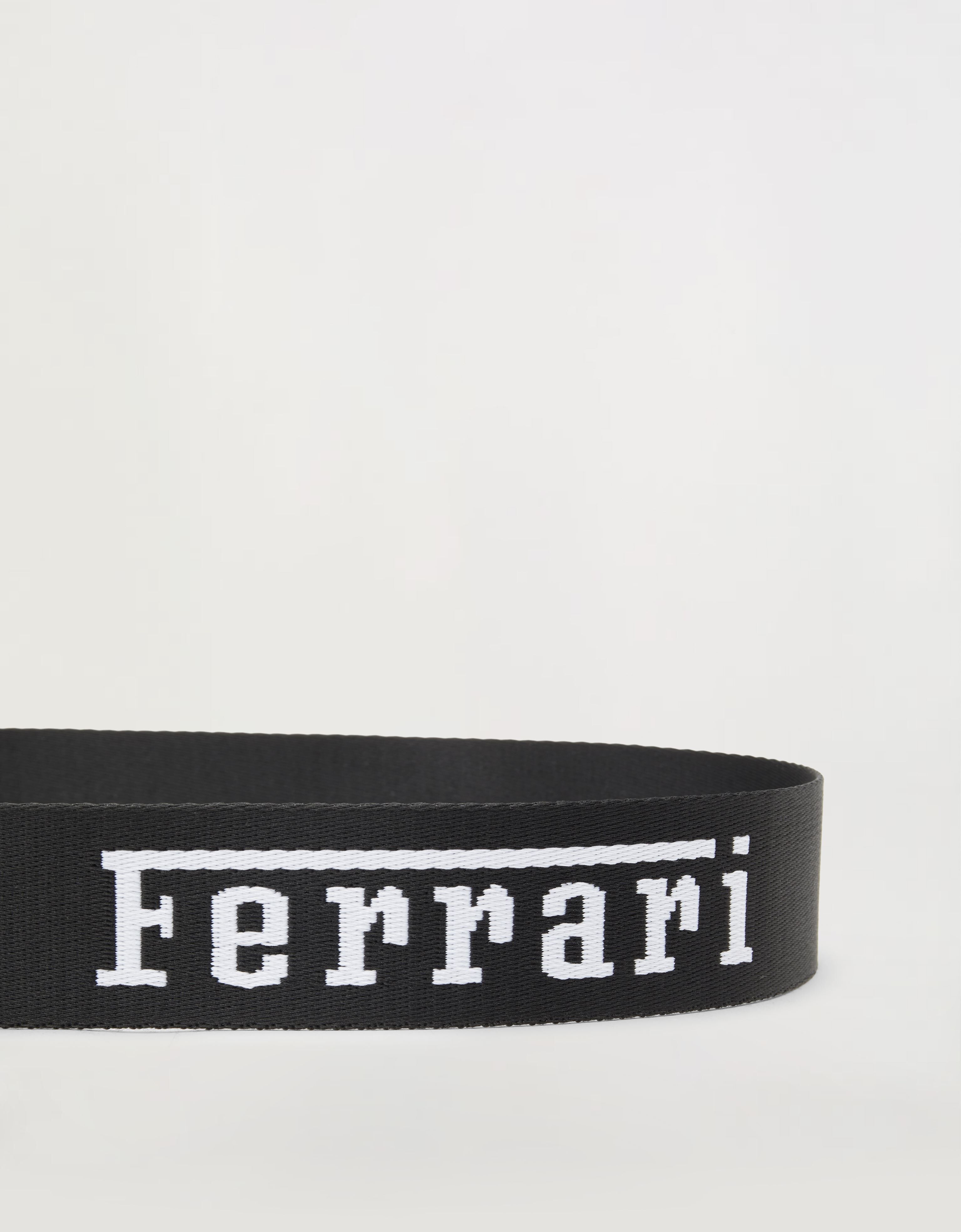 Ferrari 法拉利徽标饰带腰带 黑色 20017f