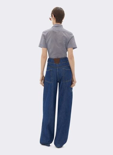 Pantalones vaqueros con detalles de Alcantara® Ferrari Pantalones vaqueros con detalles de Alcantara® Blu Denim CDWTR0011DCO0014f