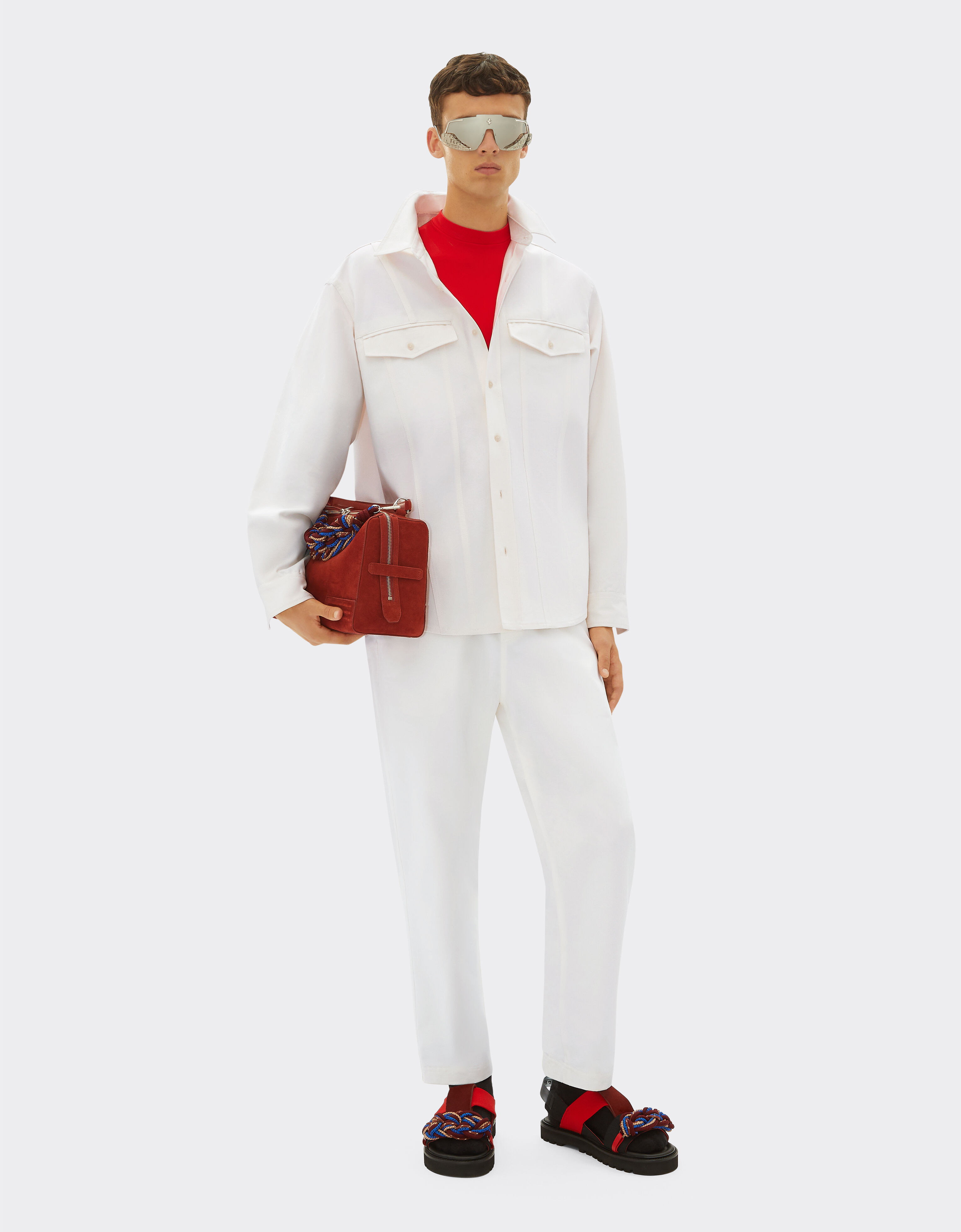 Ferrari Cotton drill jacket Optical White 48490f