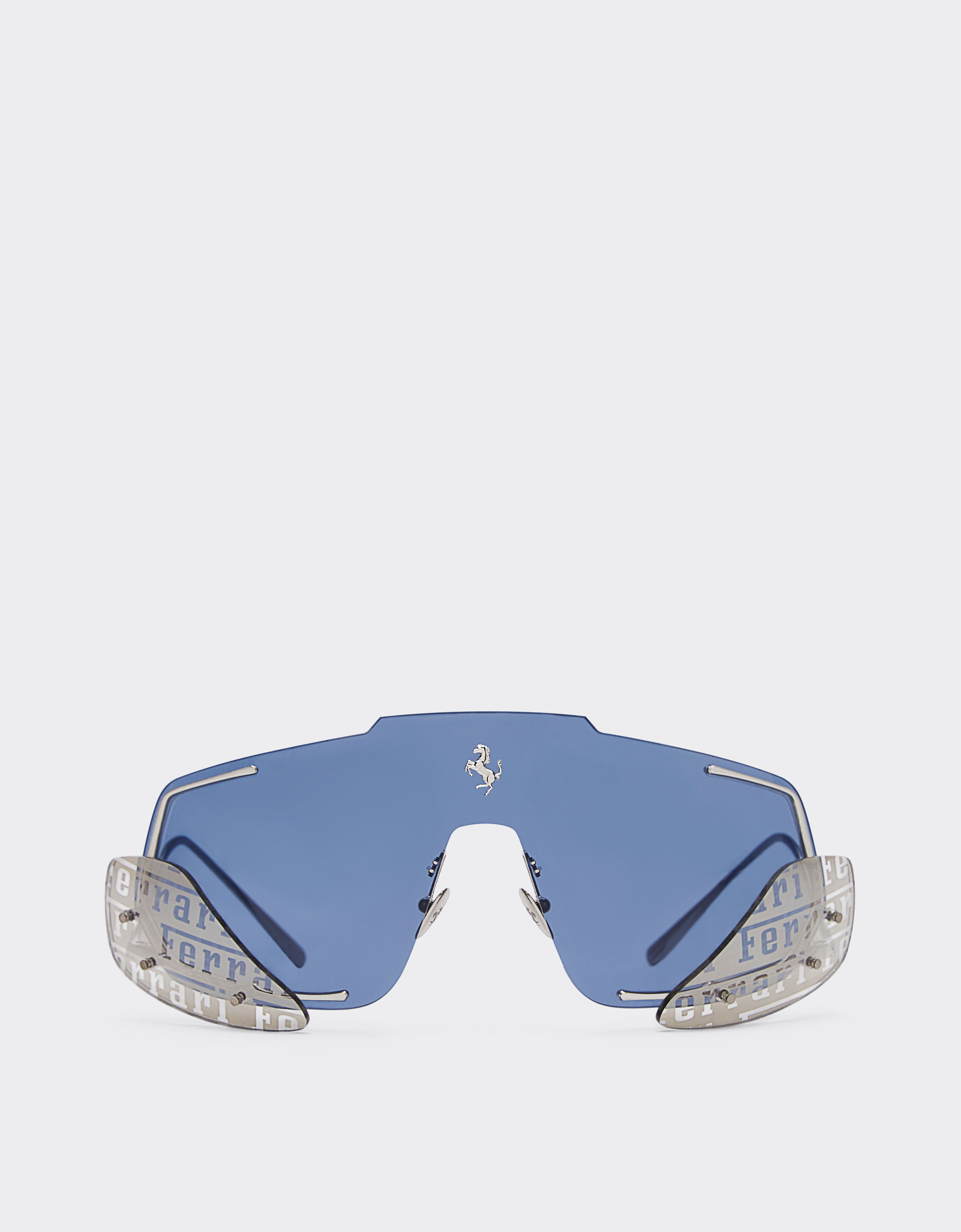 ${brand} Occhiali da sole Ferrari con lenti blu scuro ${colorDescription} ${masterID}