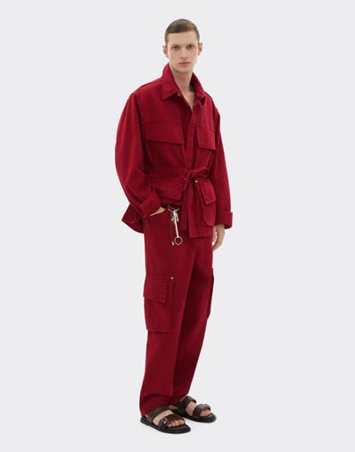 Ferrari Denim jacket Maison Red 50093f