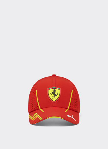 Ferrari Scuderia Ferrari Team 2024 Replica Sainz Baseballkappe Junior Rosso Corsa F1138fK