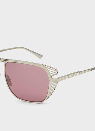 Ferrari Ferrari sunglasses in gold-tone titanium with exclusive Contrast Pro™ lenses Gold F1525f