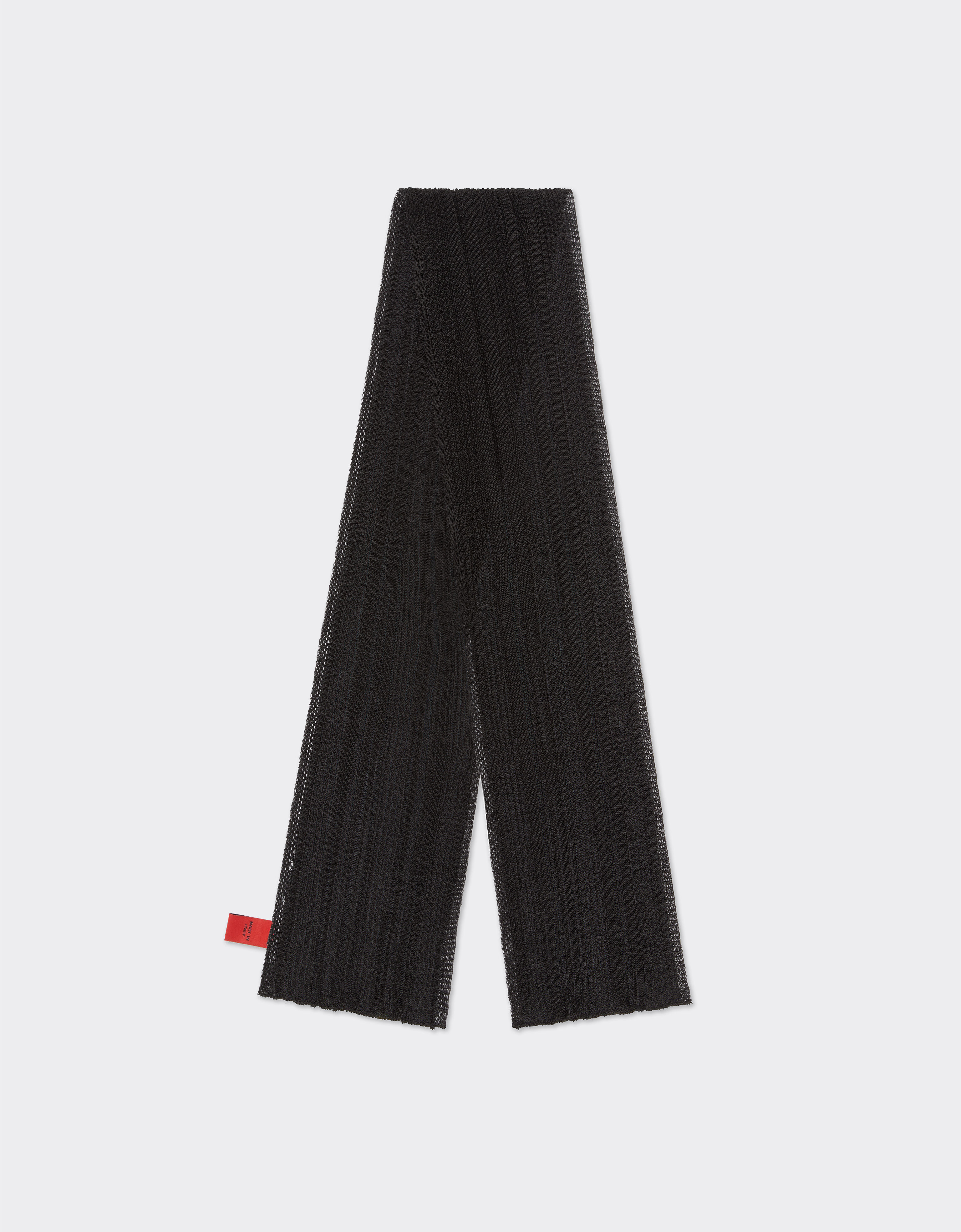Ferrari Viscose and lurex Shelley scarf Black 21946f