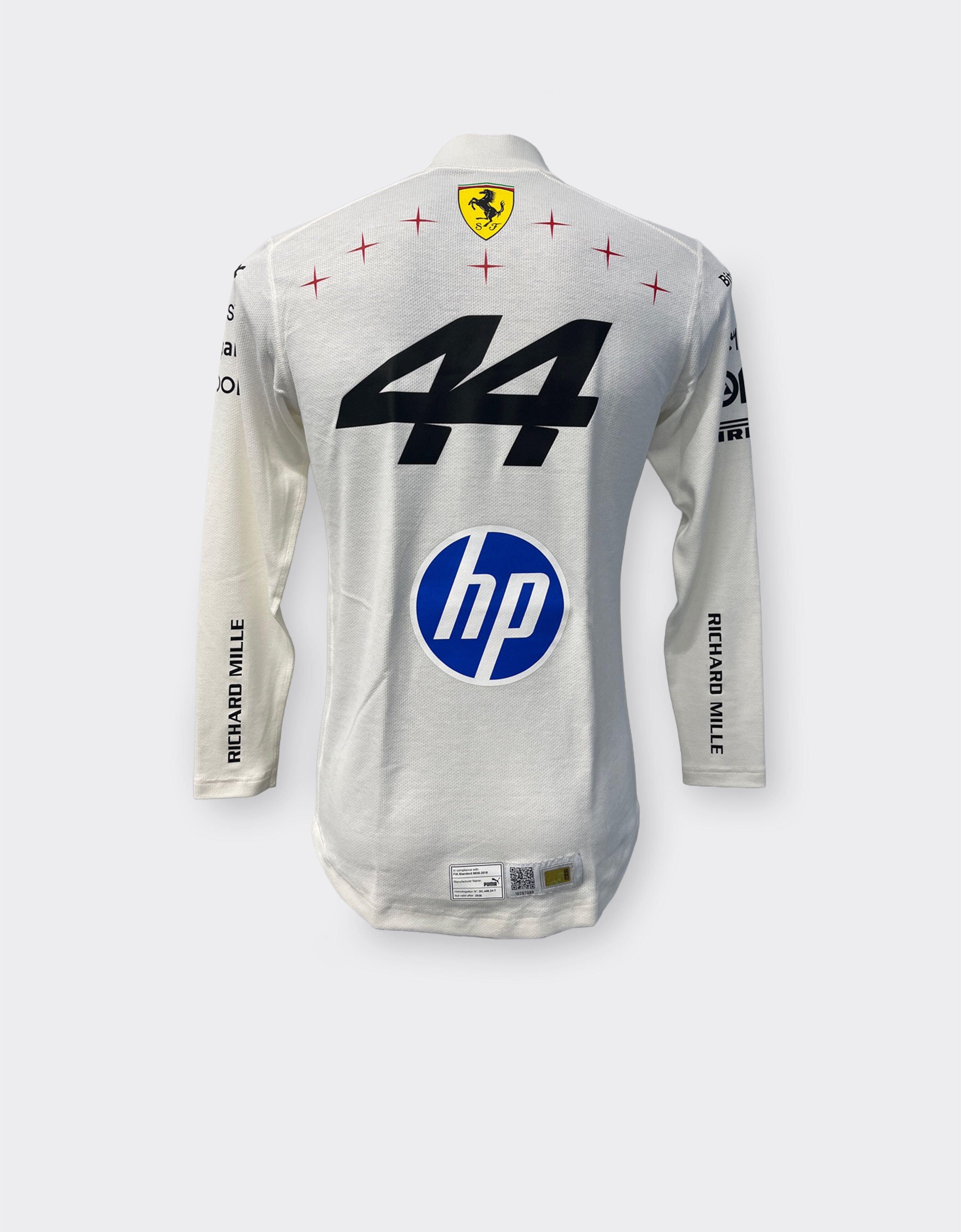 Ferrari Hamilton Replica Racing Under-Suit for the 2026 Monza Grand Prix Ferrari Ferrari Hamilton Replica Racing Under-Suit for the 2026 Monza Grand Prix Bianco LJ0TH1090EXT0001f