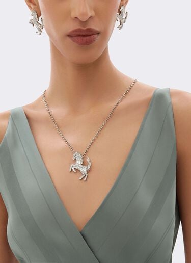 Collar Cavallino Rampante Strass Ferrari Collar Cavallino Rampante Strass Silver CGWNK0005JU00005f