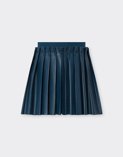 Ferrari Skort in semi-gloss nappa leather Peacock 22460f