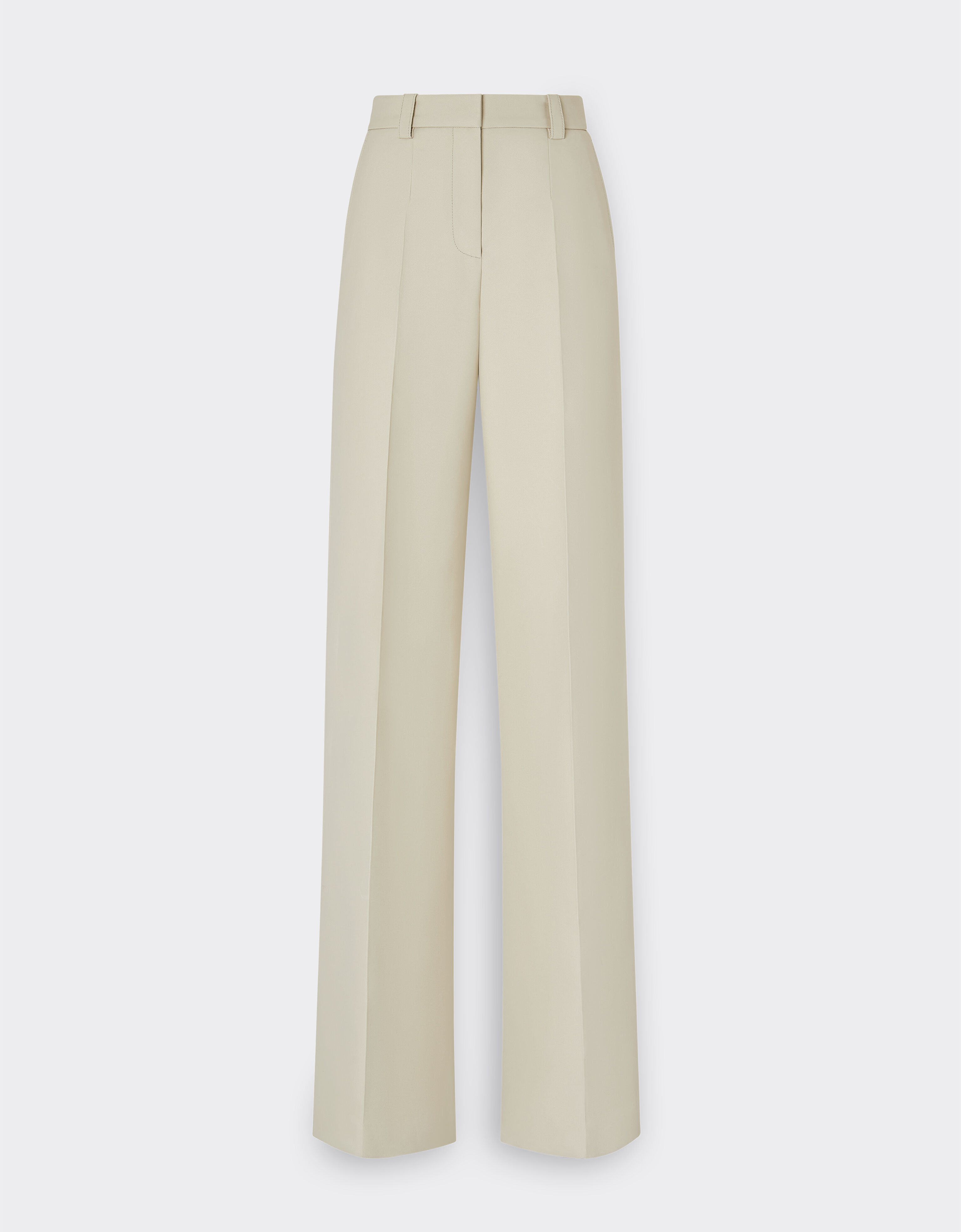 Ferrari Trousers in two-tone double-sided tech fabric Ecru 21756f