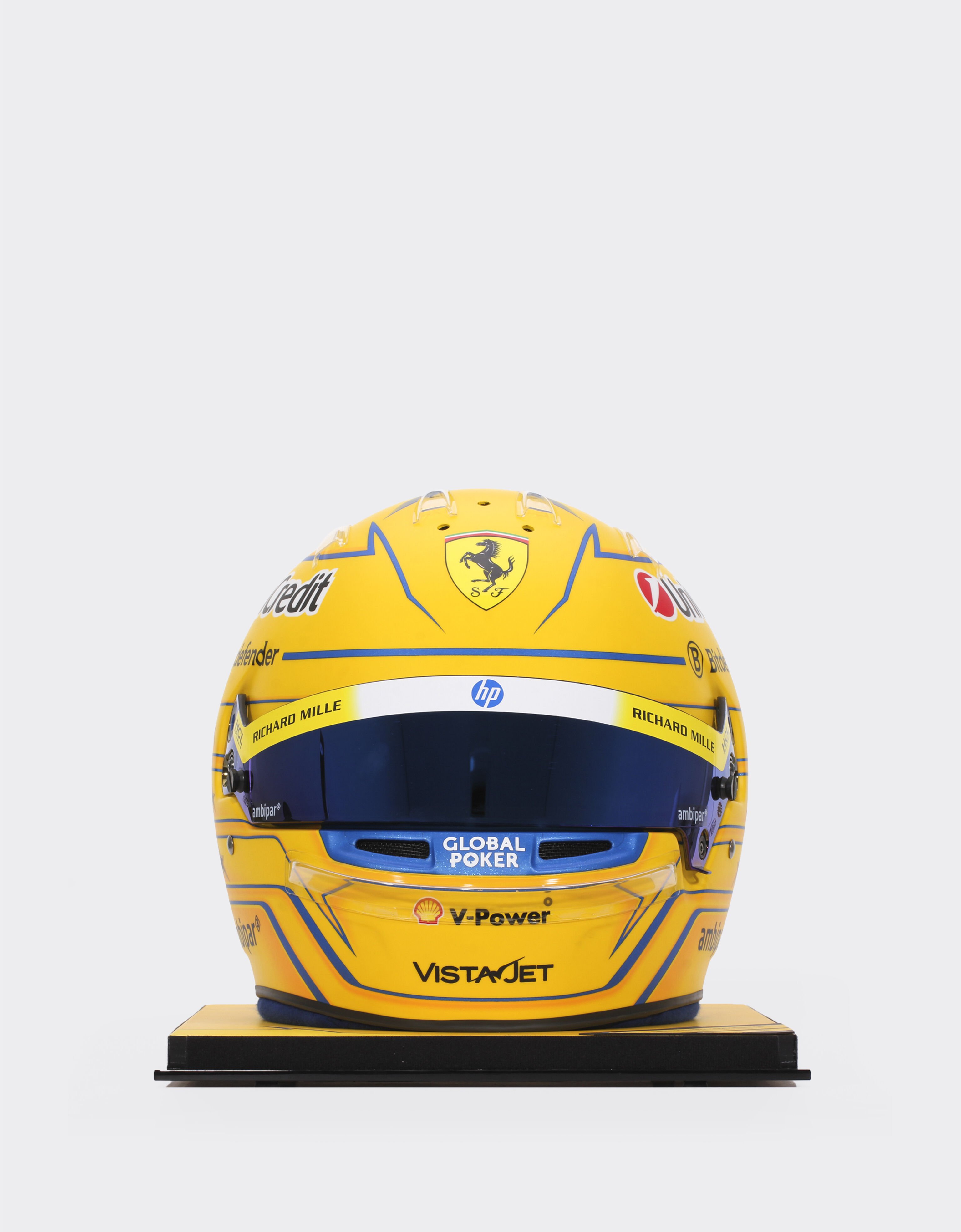Ferrari Casco Lewis Hamilton Miami Edición Especial 2025 a escala 1:1 MULTICOLOR LA078f