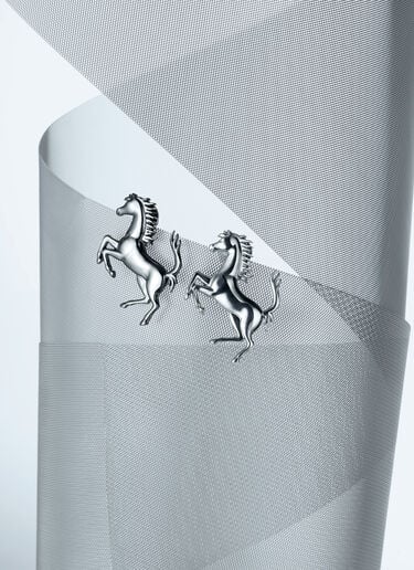 Ferrari Prancing Horse earrings Charcoal 20014f