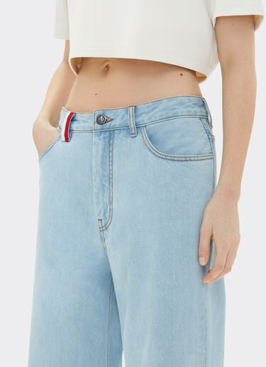 Ferrari x Charles Leclerc stone-washed denim trousers Ferrari Ferrari x Charles Leclerc stone-washed denim trousers Light Denim 22780f