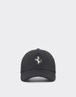 Baseball cap with metal Prancing Horse in Black | Ferrari® display picture 1