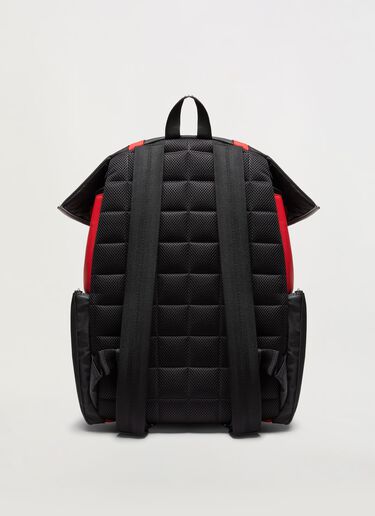 Ferrari Leather and nylon backpack Rosso Corsa 47420f