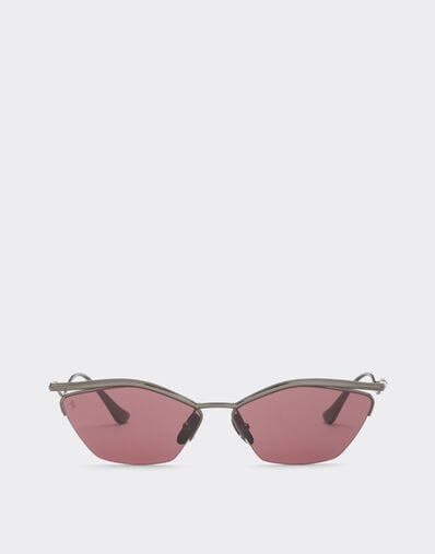 Lunettes de soleil Ferrari en titane couleur canon de fusil brillant avec verres exclusifs Contrast Pro™ Ferrari Lunettes de soleil Ferrari en titane couleur canon de fusil brillant avec verres exclusifs Contrast Pro™ Gunmetal LA0L1f