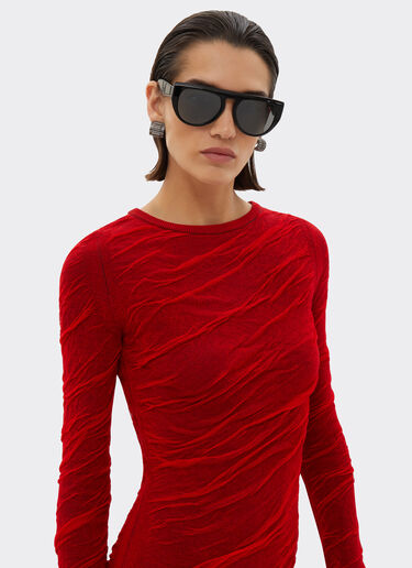 Ferrari Knitted longuette dress Rosso Dino 21032f