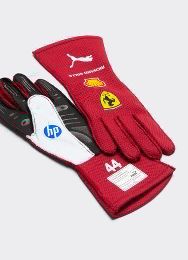 Charles Leclerc Puma racing gloves for Scuderia Ferrari Ferrari Charles Leclerc Puma racing gloves for Scuderia Ferrari Red LA08Qf