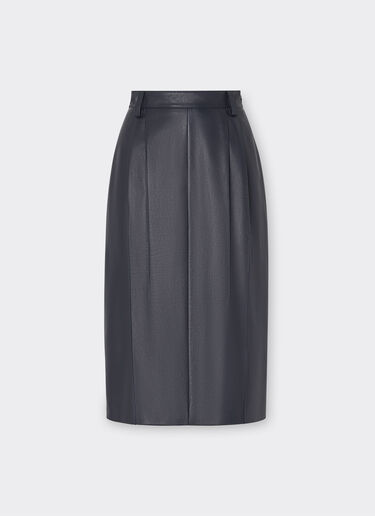 Ferrari Midi skirt in nappa leather Navy 21888f