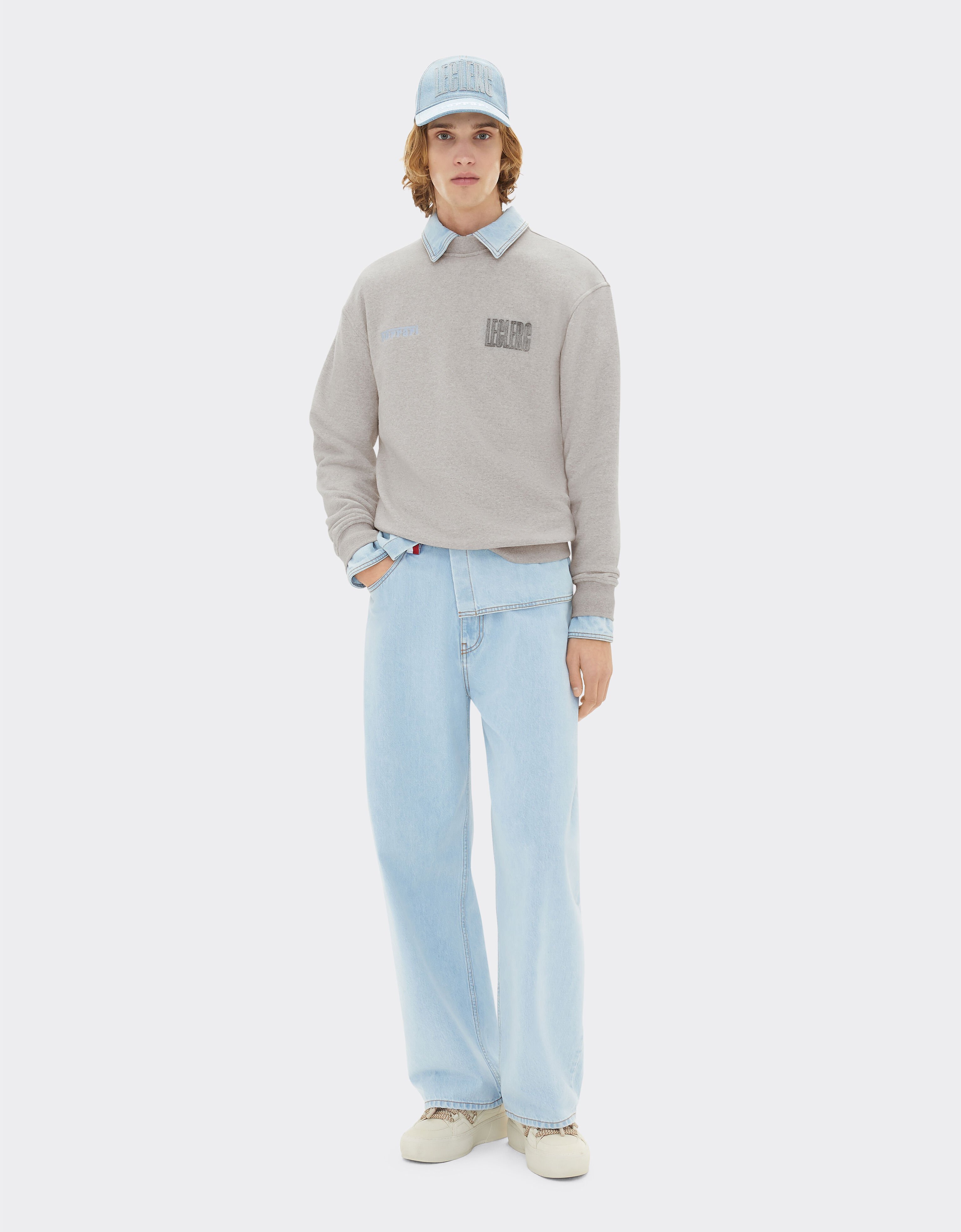 Ferrari Camiseta de cuello redondo Ferrari x Charles Leclerc Gris melange 22292f