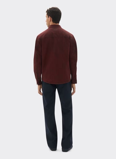 Reconditioned by Ferrari cotton overshirt jacket Ferrari Reconditioned by Ferrari cotton overshirt jacket Burgundy 49999f
