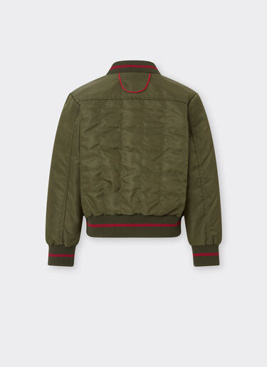 Bomber jacket in technical fabric Ferrari Bomber jacket in technical fabric Khaki Green 50142fK