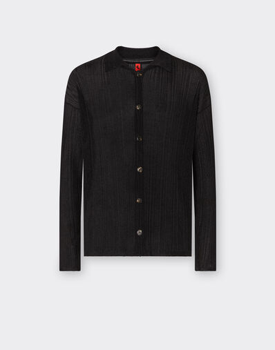 Ferrari Viscose and lurex cardigan Black 21913f