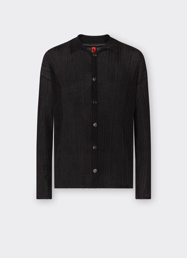 Ferrari Viscose and lurex cardigan Black 21913f