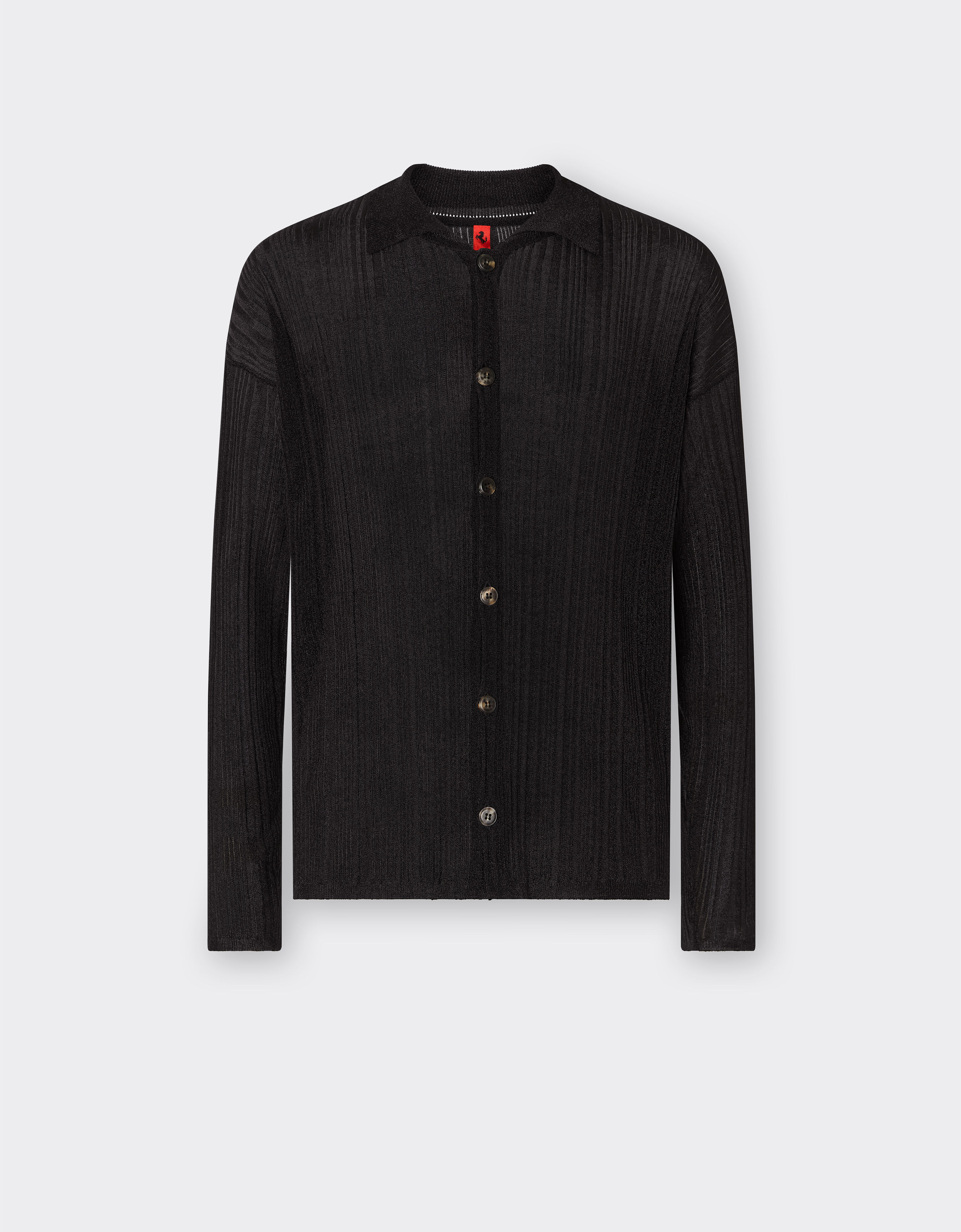 Ferrari Viscose and lurex cardigan Black 21913f