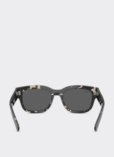 Ferrari Ray-Ban pour Scuderia Ferrari RB2228M en acétate gris Havana avec verres gris foncé Multicolour LA0JGf