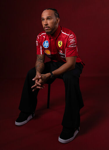 Ferrari Puma for Scuderia Ferrari HP 2025 Team Pro polo shirt Cherry LA021f