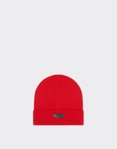 Ferrari Wool and cashmere beanie Rosso Dino 21733f