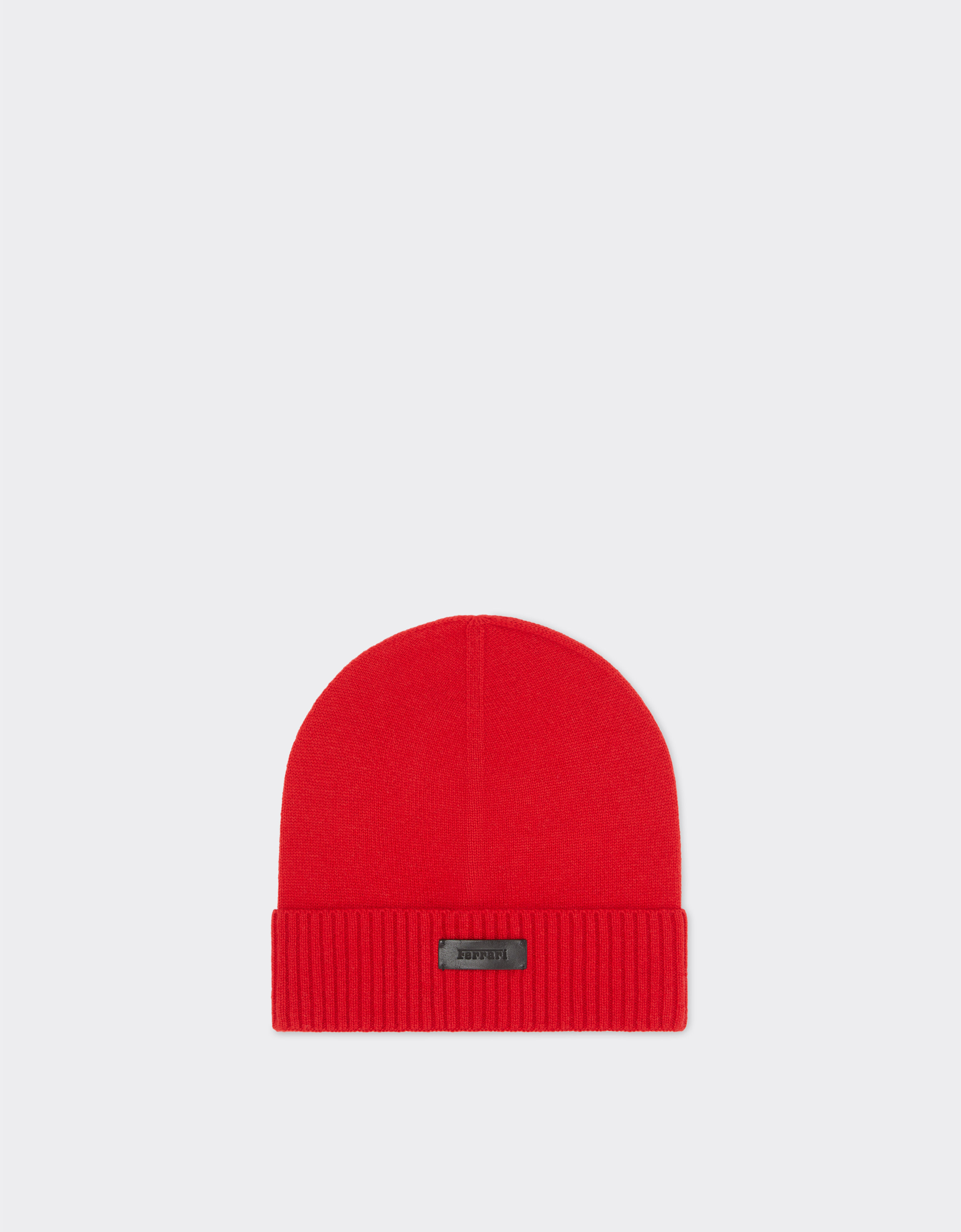 Ferrari Wool and cashmere beanie Rosso Dino 21733f