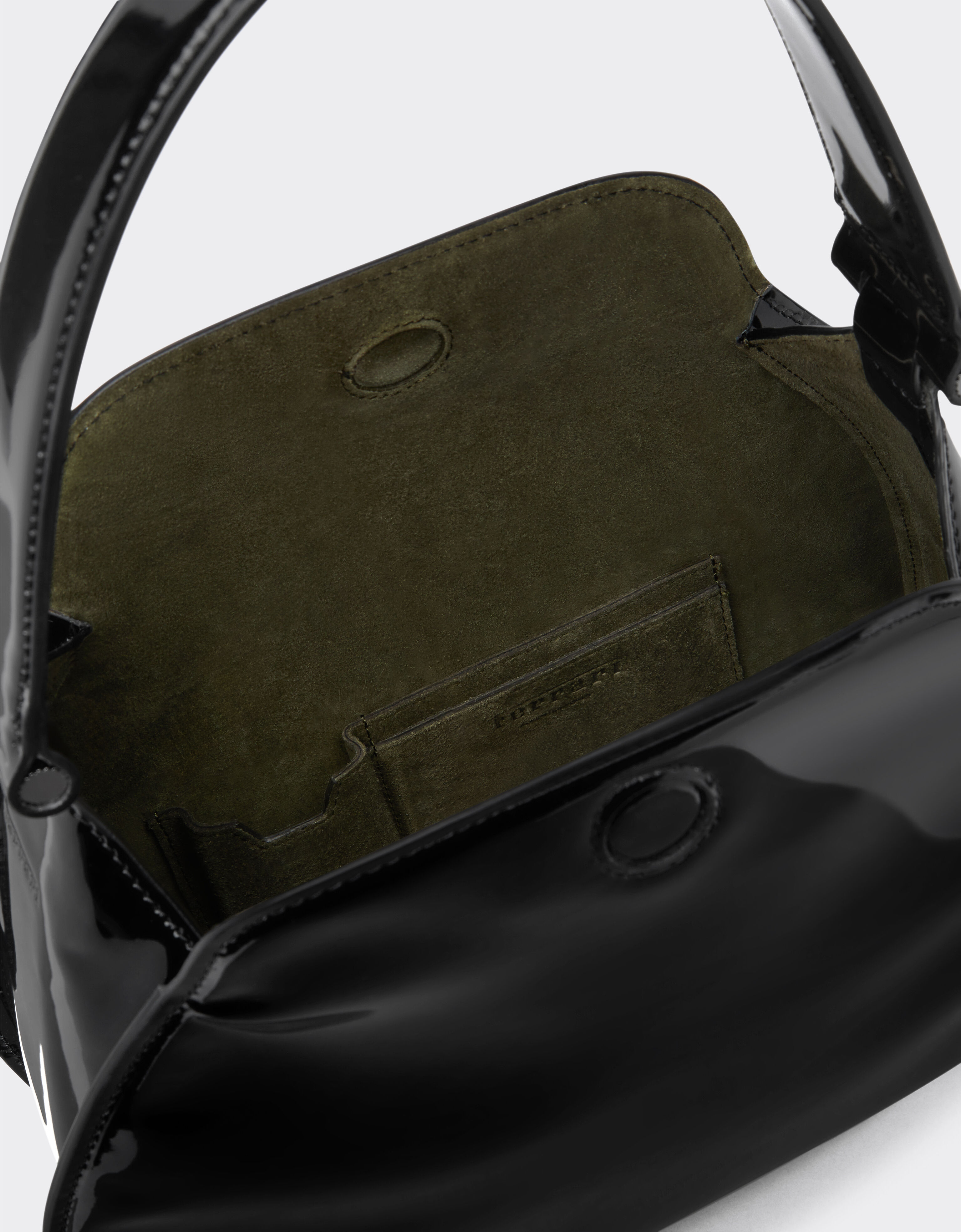 Ferrari La Ferrari Dino Hobo Bag Black 21678f