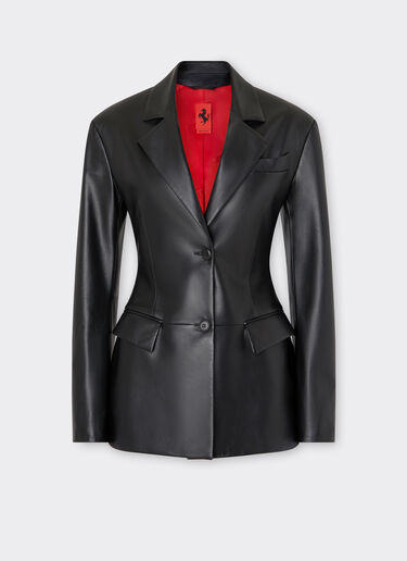 Ferrari Blazer aus Nappaleder Schwarz 21643f