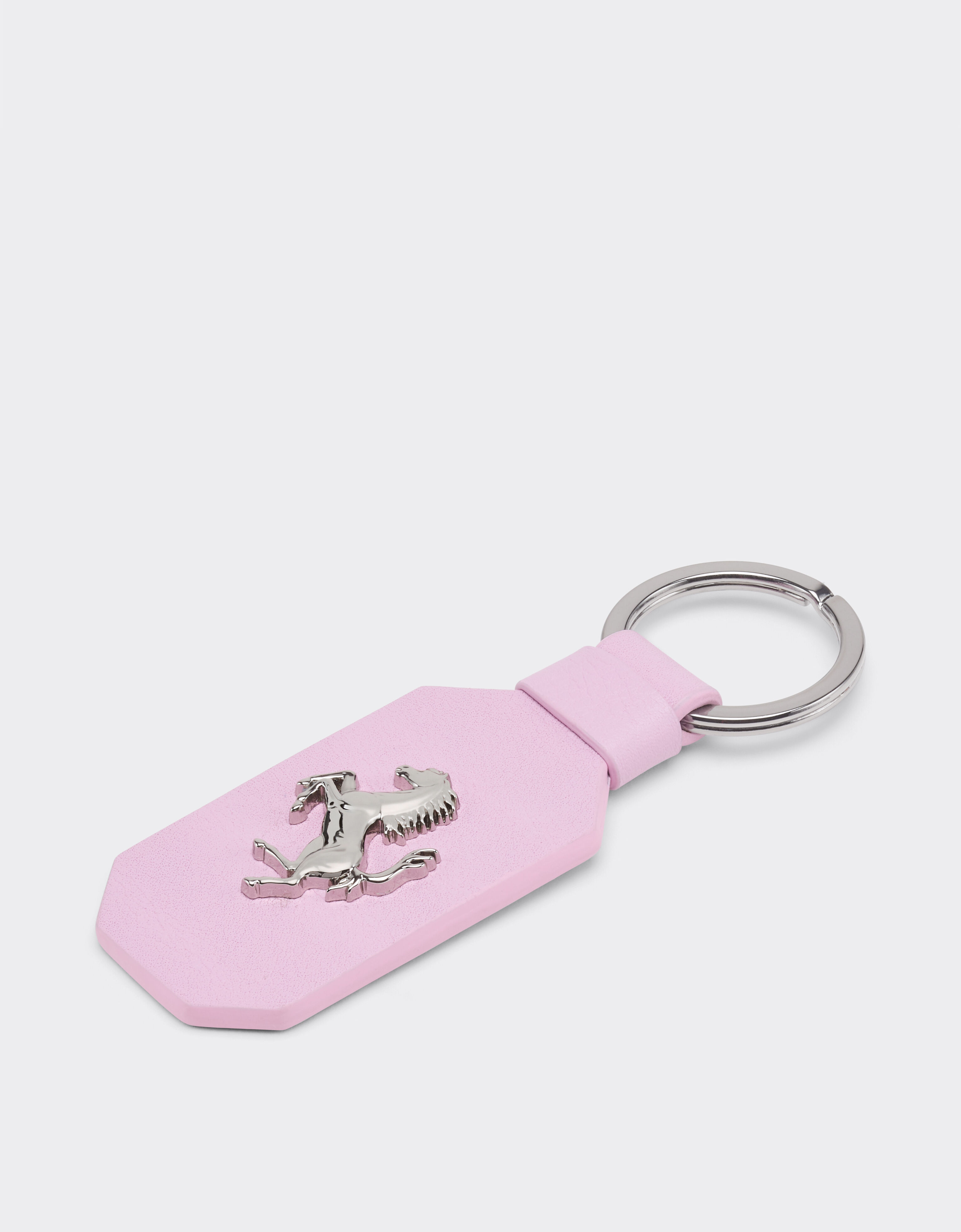 Ferrari Llavero de cuero con caballo rampante Glicina 49222f